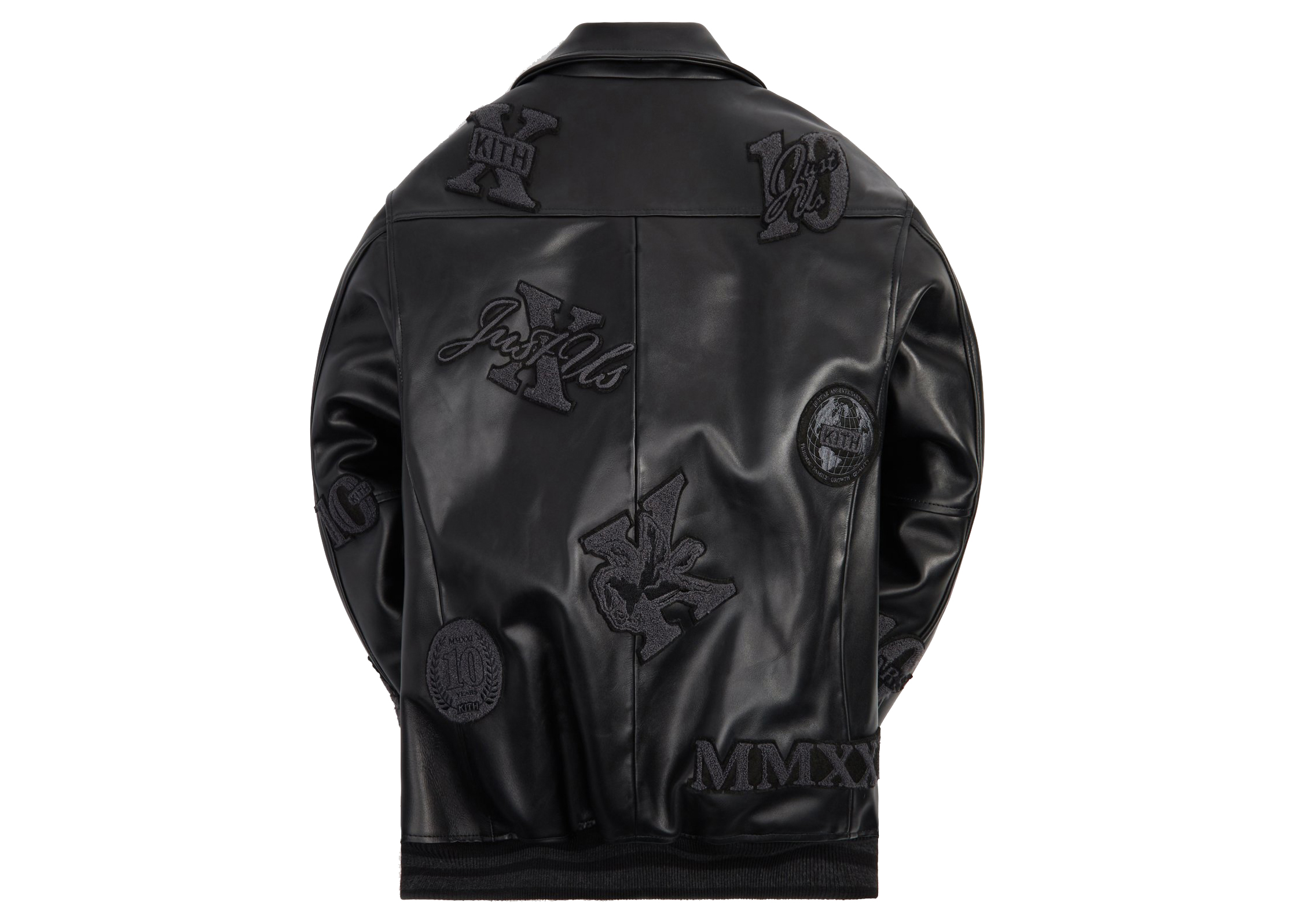 Kith Leather Coaches Jacket Monarch Men's - FW21 - US