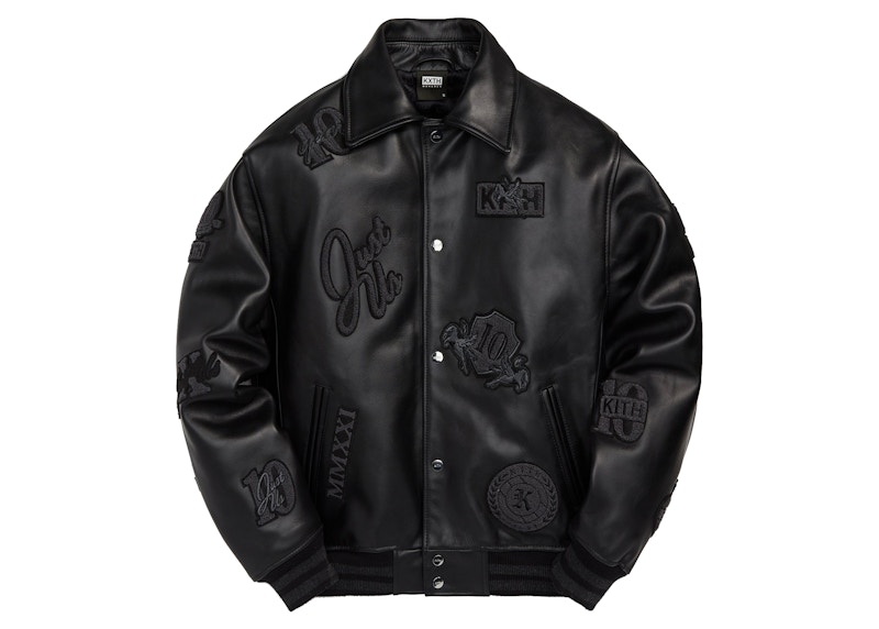 Kith Leather Coaches Jacket Monarch