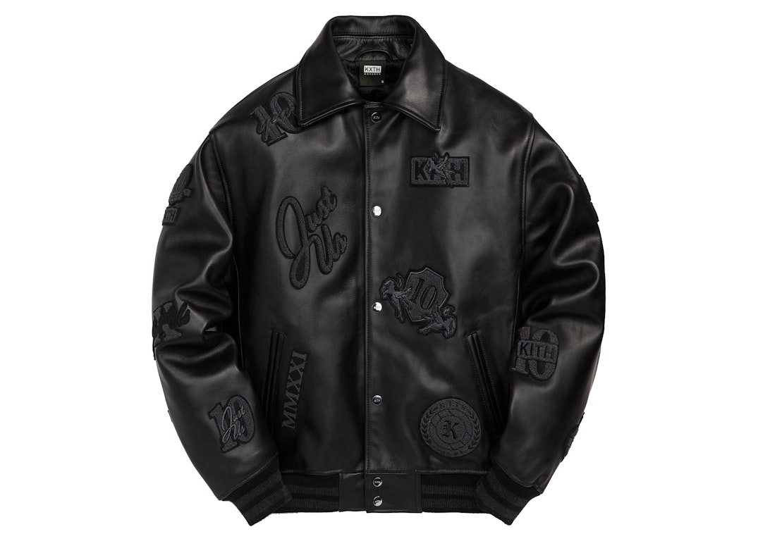 Pre-owned Kith Leather Coaches Jacket Monarch