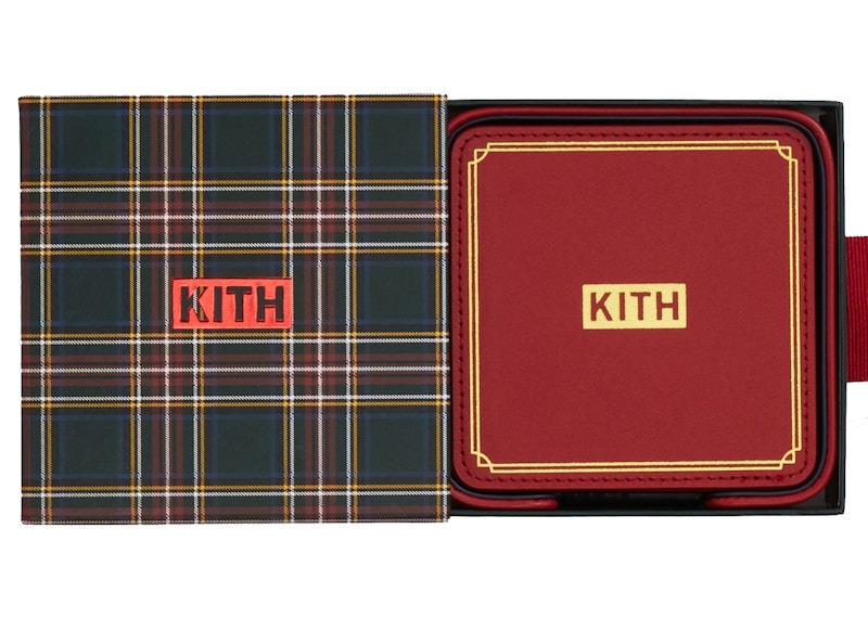 小物 Kith Leather Kithmas Coasters Multi Kith Leather Kithmas Coasters Multi - FW21 - JP
