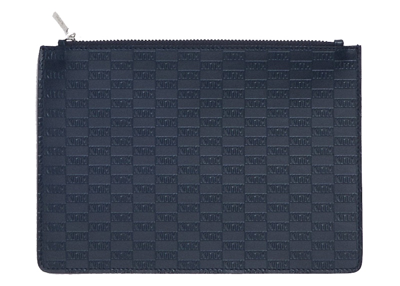 Kith Leather Pouch Navy