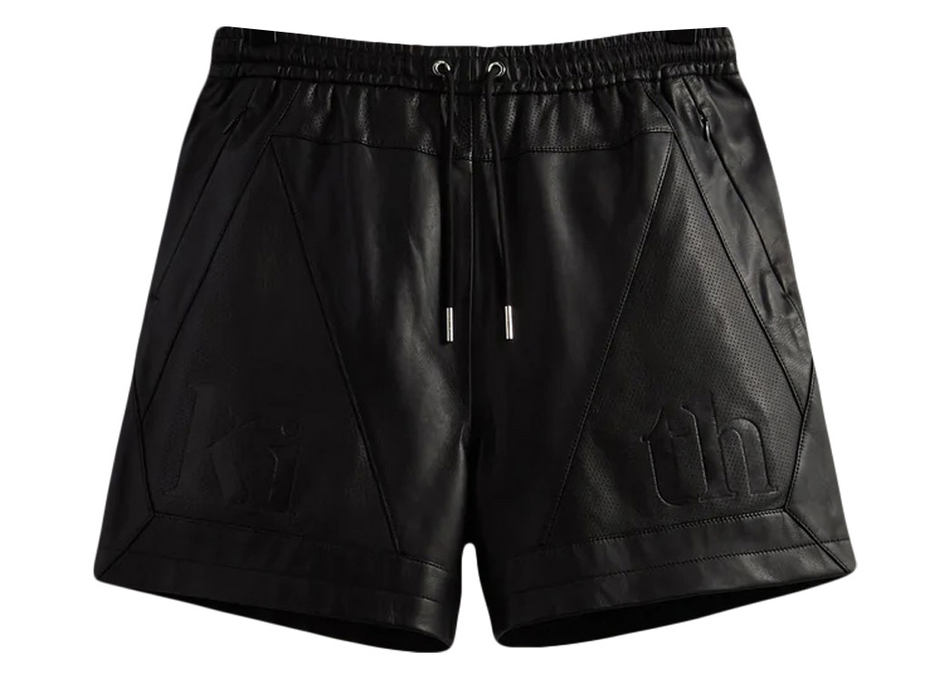 Kith Leather Turbo Short Black Men's - FW22 - US