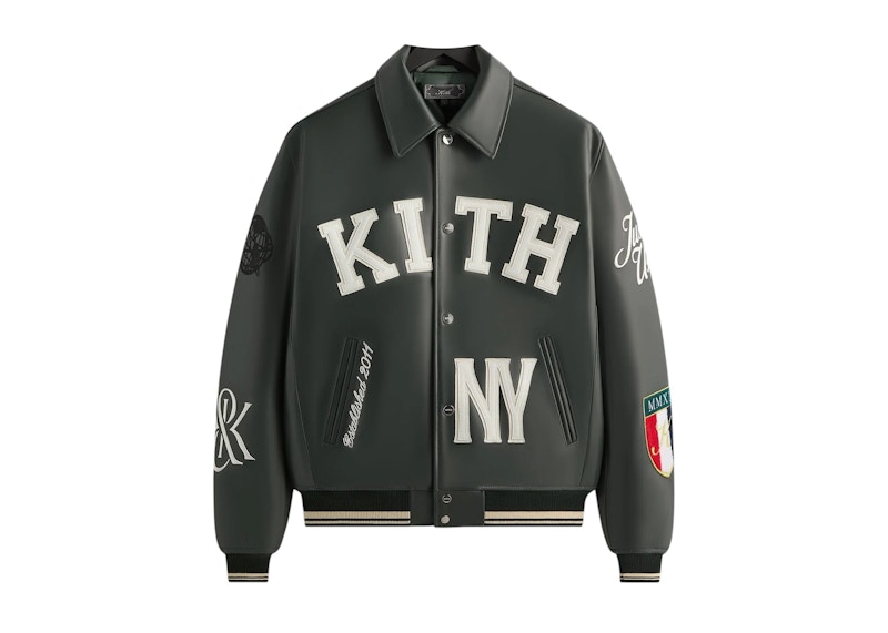 Kith Leather Varsity Jacket Stadium メンズ - FW25 - JP
