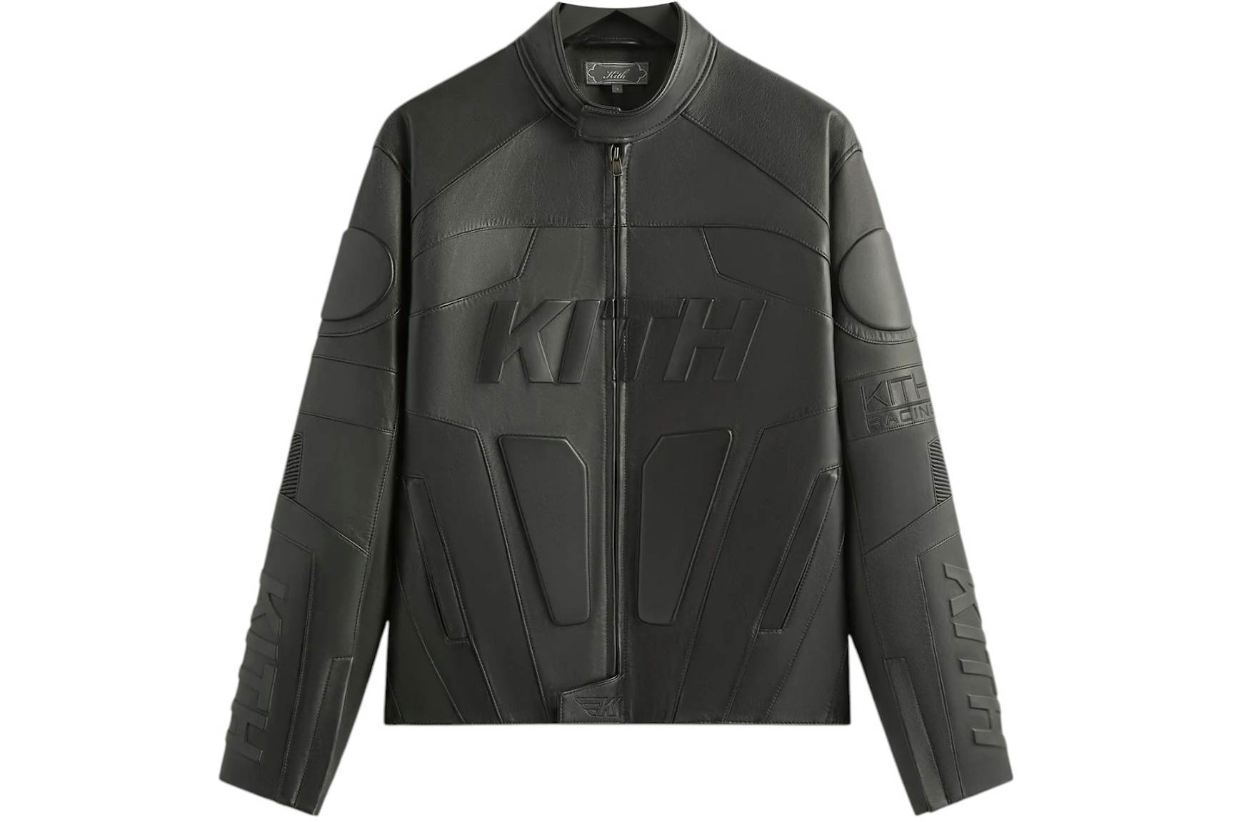 Kith Leather Wayne Moto Jacket Black Men's - FW25 - US