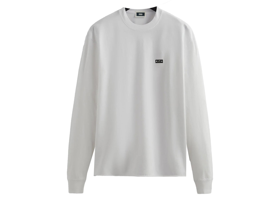 Pre-owned Kith Long Sleeve Lax Tee (fw22) White