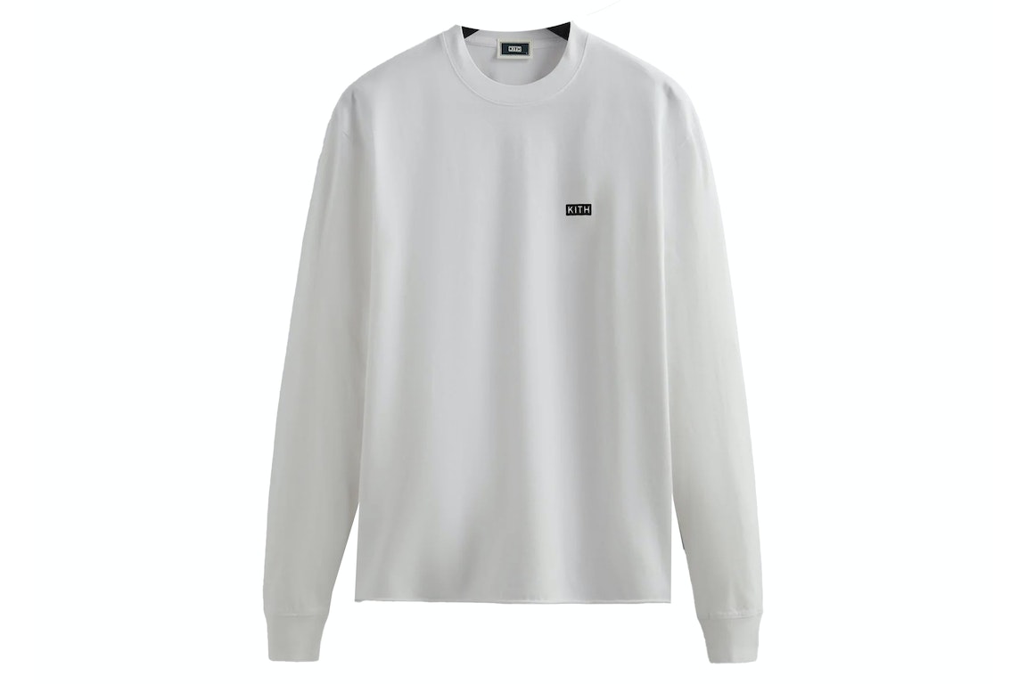 Pre-owned Kith Long Sleeve Lax Tee (fw22) White