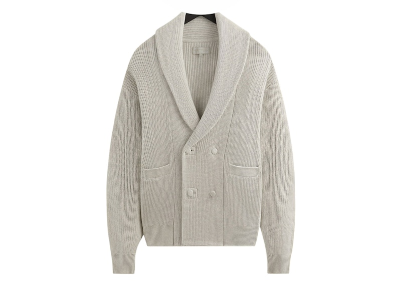 Kith Louis Cardigan Light Heather Grey Men's - FW24 - US