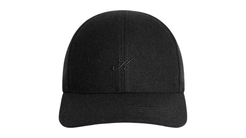 Kith Low Profile Fine Wool Classic Cap Black