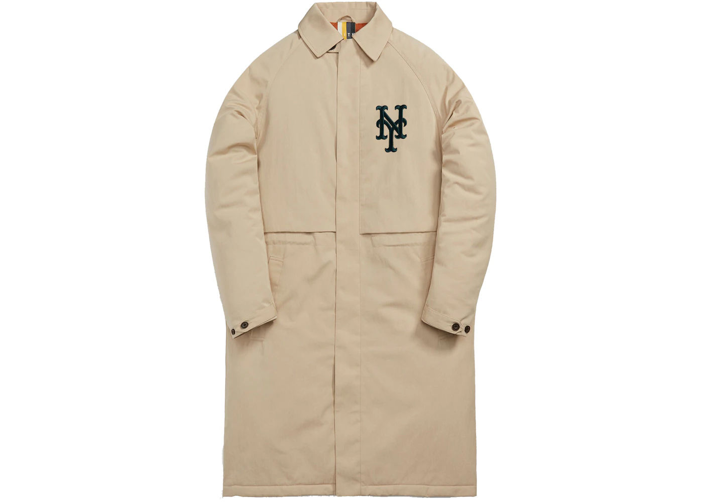 Kith MLB for New York Mets Crosby Trench Coat Canvas Men's FW21 US