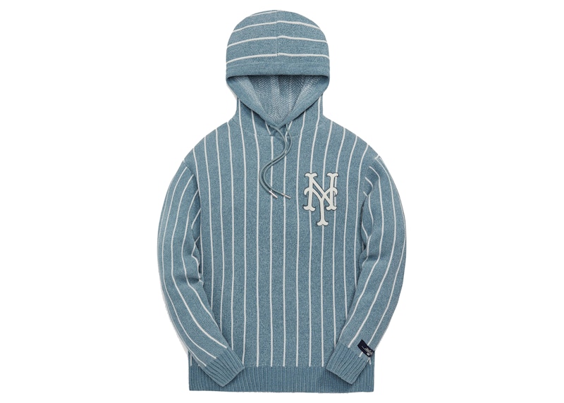 Kith for major league baseball new york yankees striped hoodie best sale white