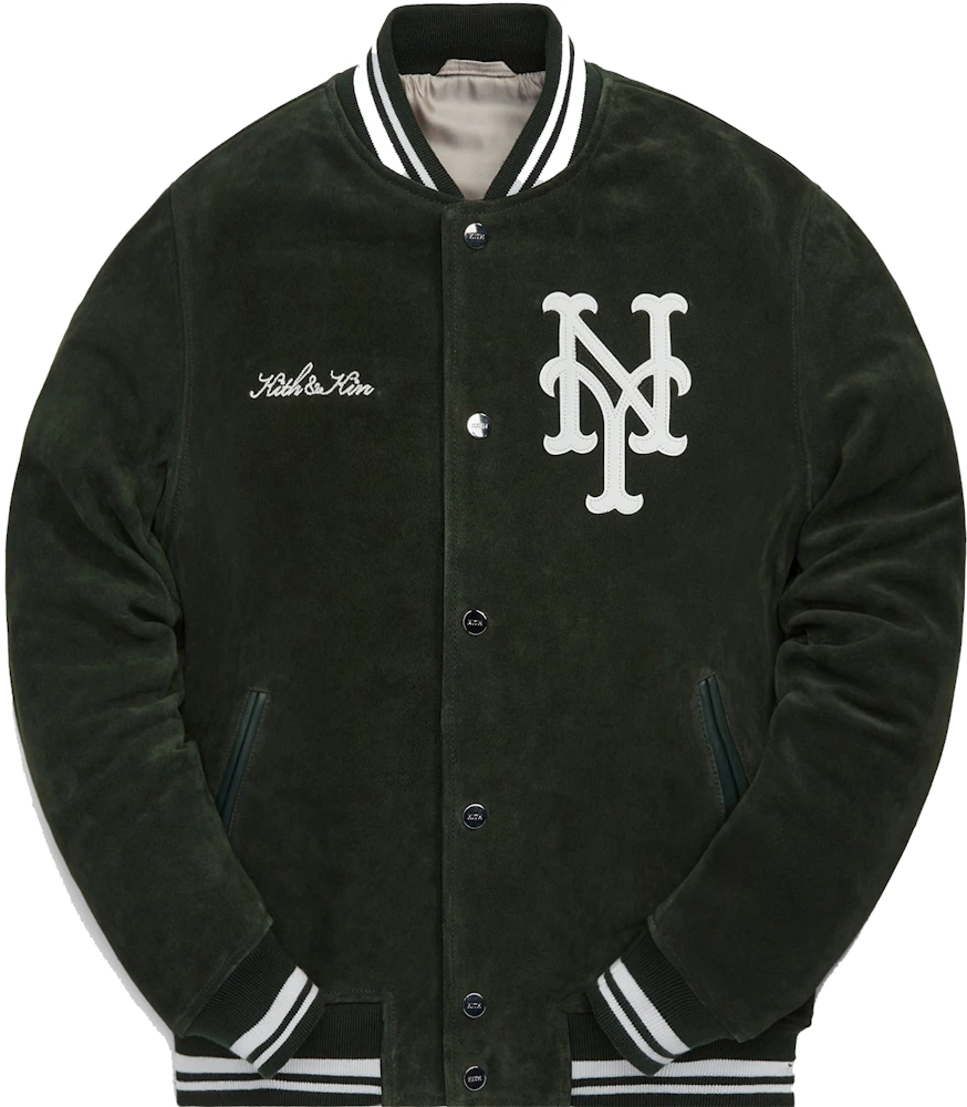 Kith MLB for New York Mets Suede Bomber Jacket Stadium Men's - FW21 - US