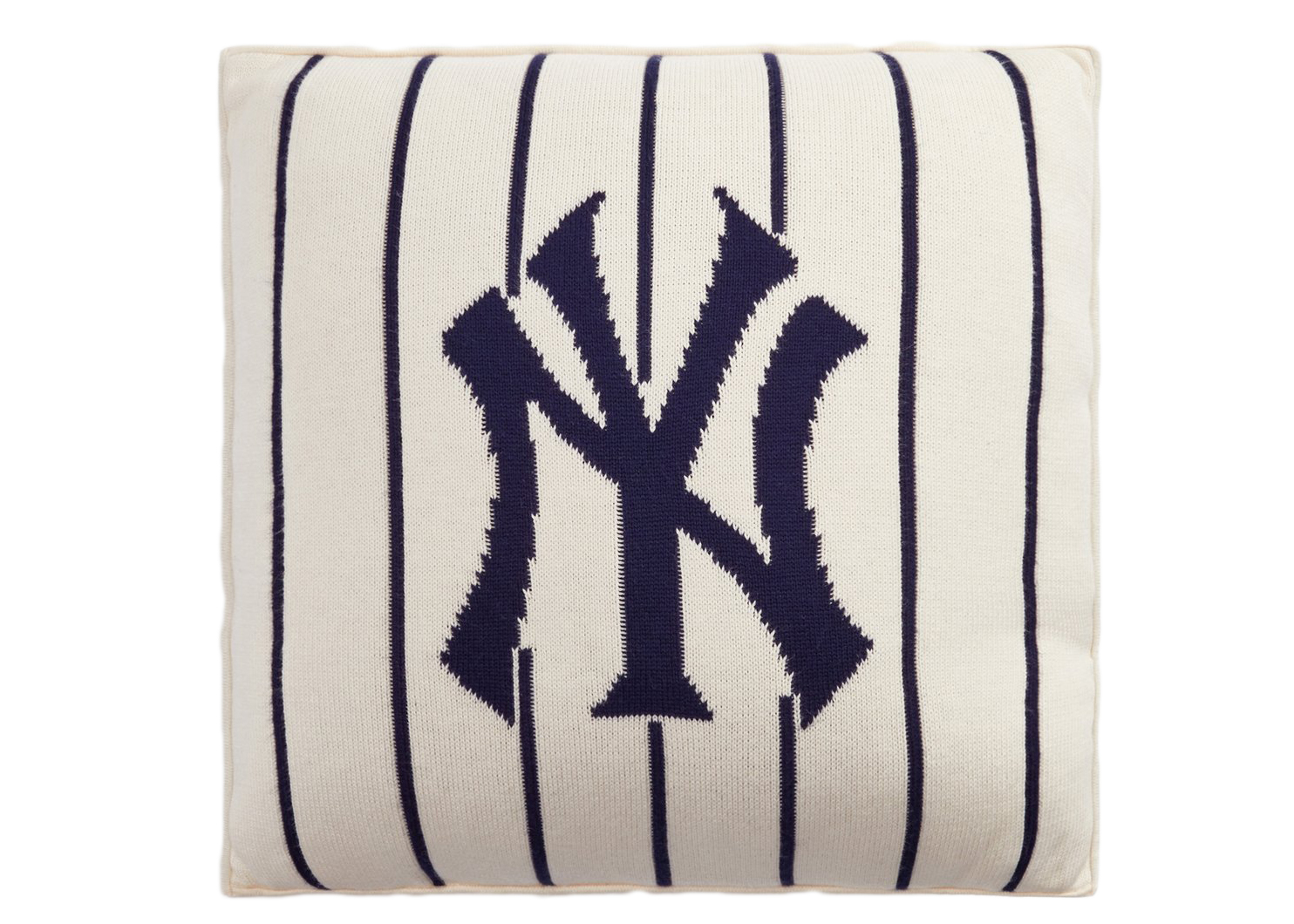Kith & MLB for New York Yankees Pinstripe Knitted Throw Pillow