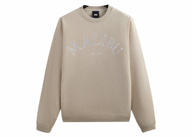 Kith Malibu Souvenir Crewneck Heather Oatmeal Men's - SS24 - US
