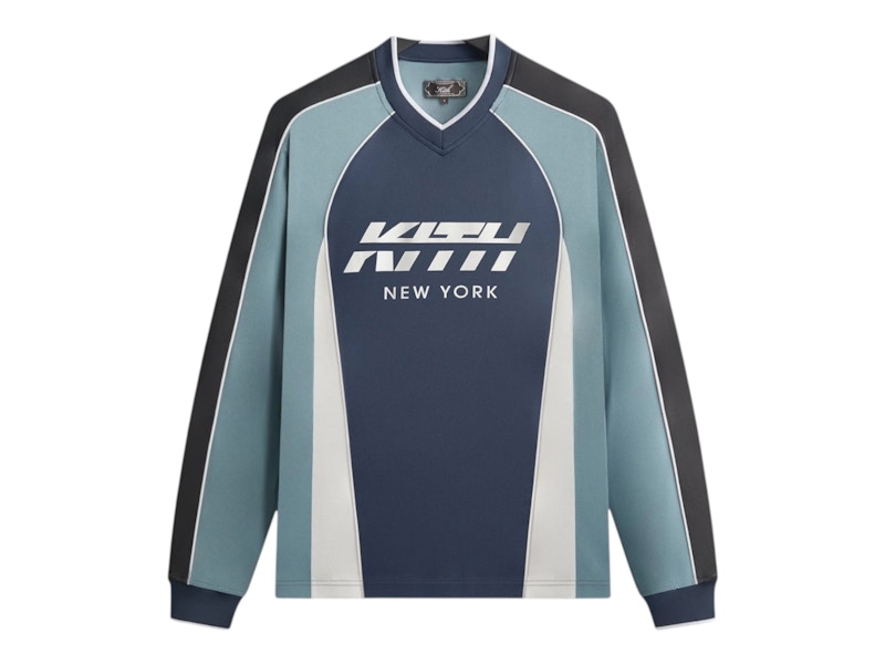 新品 Kith Malik Long Sleeve Mesh Jersey XL Kith Malik Long Sleeve Mesh Jersey (SS26) Nocturnal Men's - SS26 - US