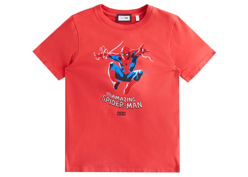 Kith Kids Spider-Man Vintage Tee Marvel | yoshi-sushi.ca