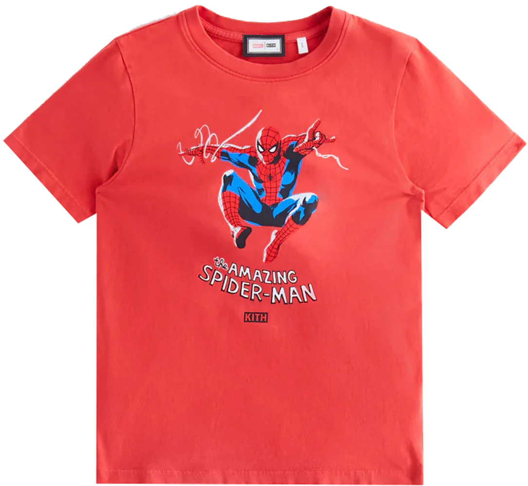 Kith Marvel Kids Spider-Man Amazing Spiderman Vintage Tee Retro Kids ...