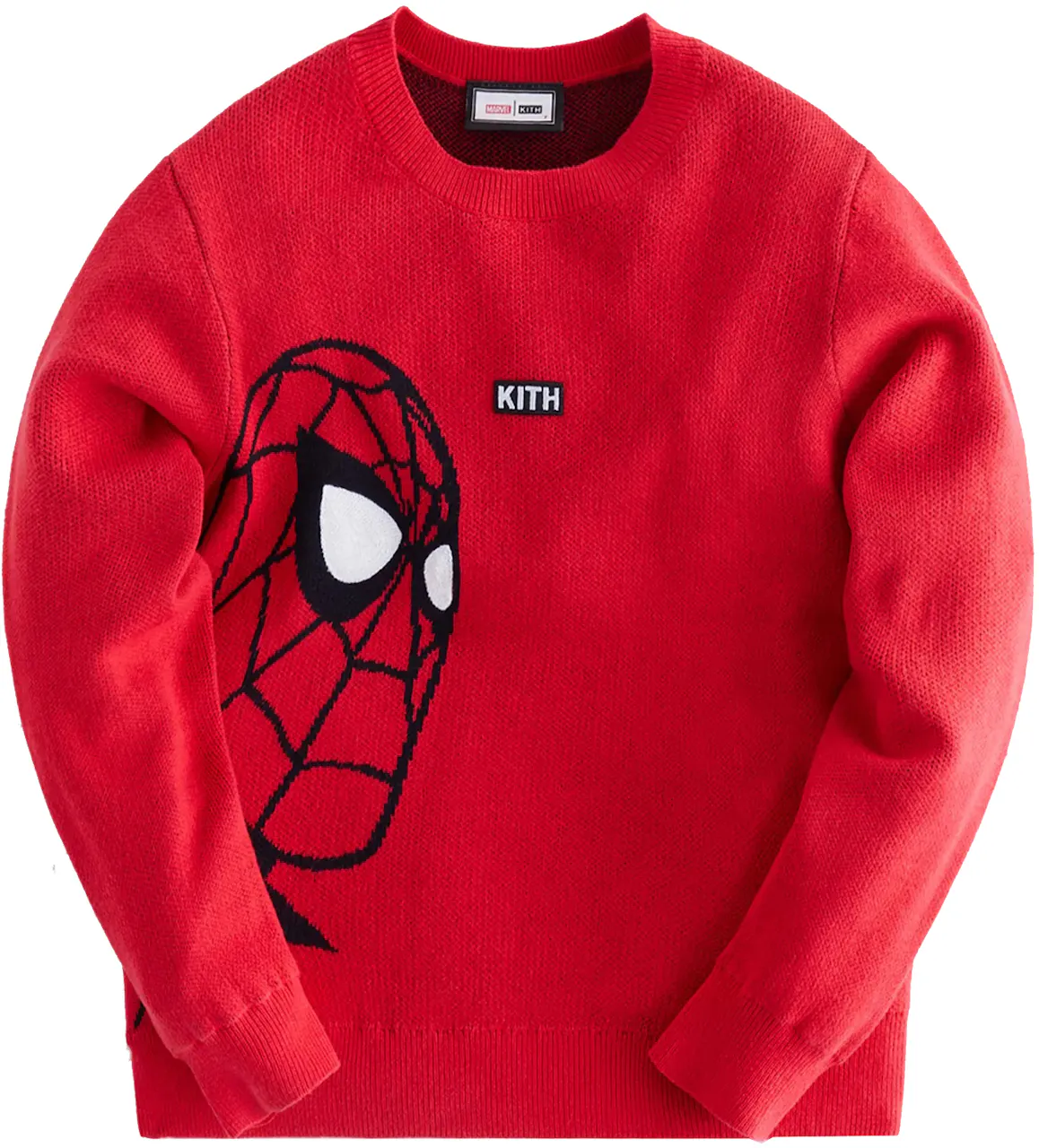 Kith Marvel Kids Spider-Man Hero Knit Crew Retro - SS22