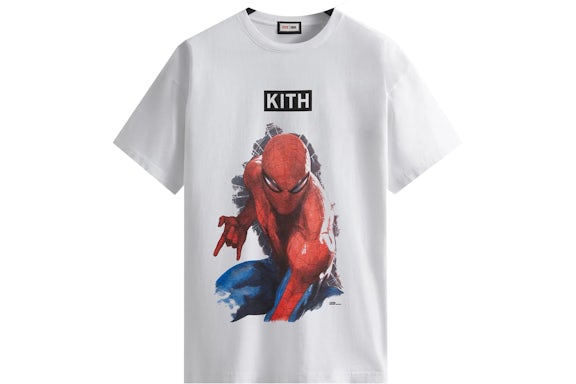 T-shirt vintage d’action Marvel Spider-Man de Kith Blanc
