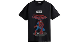Kith Marvel Spider-Man Allies Vintage Tee Black