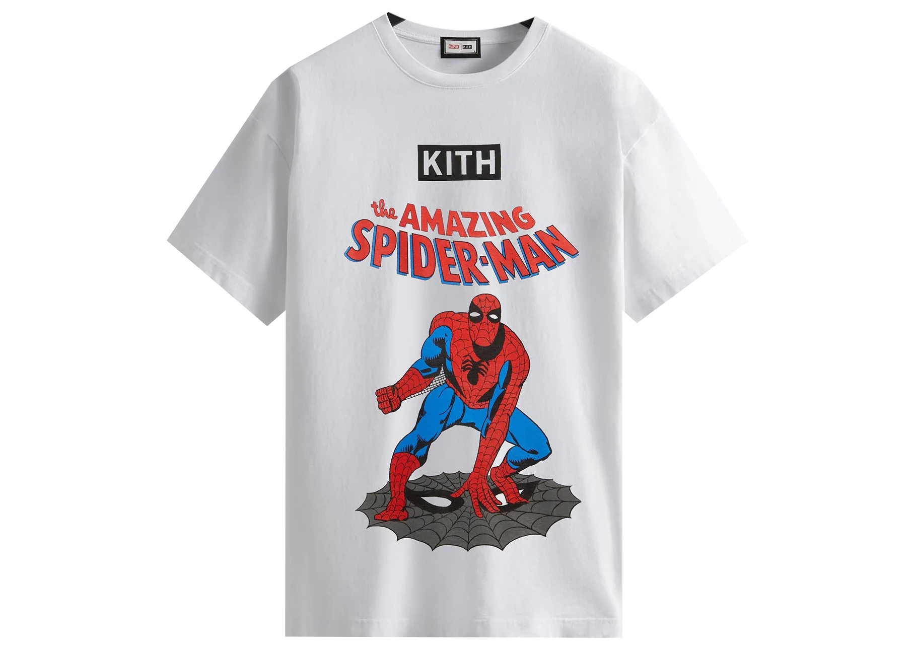 Kith Marvel Spider-Man Allies Vintage Tee White
