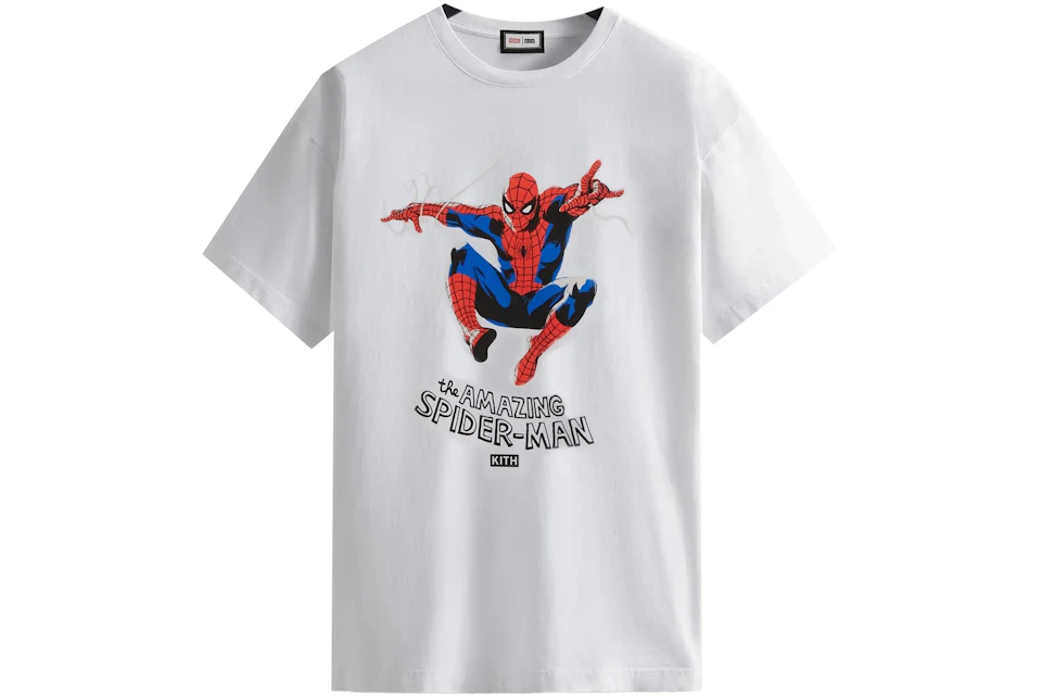 Kith Marvel Spider-Man Amazing Spider-Man Tee White