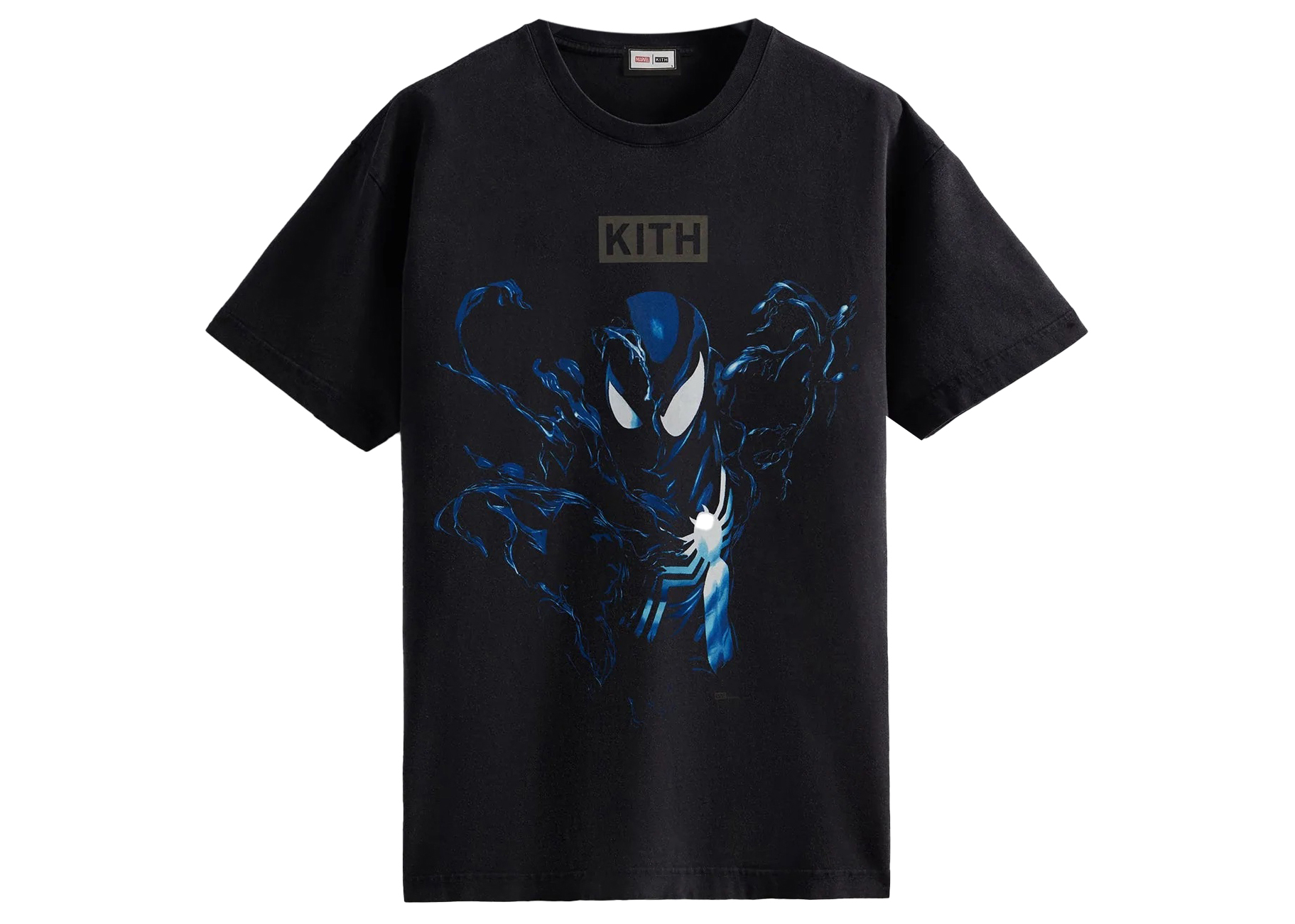 Kith Marvel Spider-Man Black Suit Vintage Tee Black - SS22 Men's - US