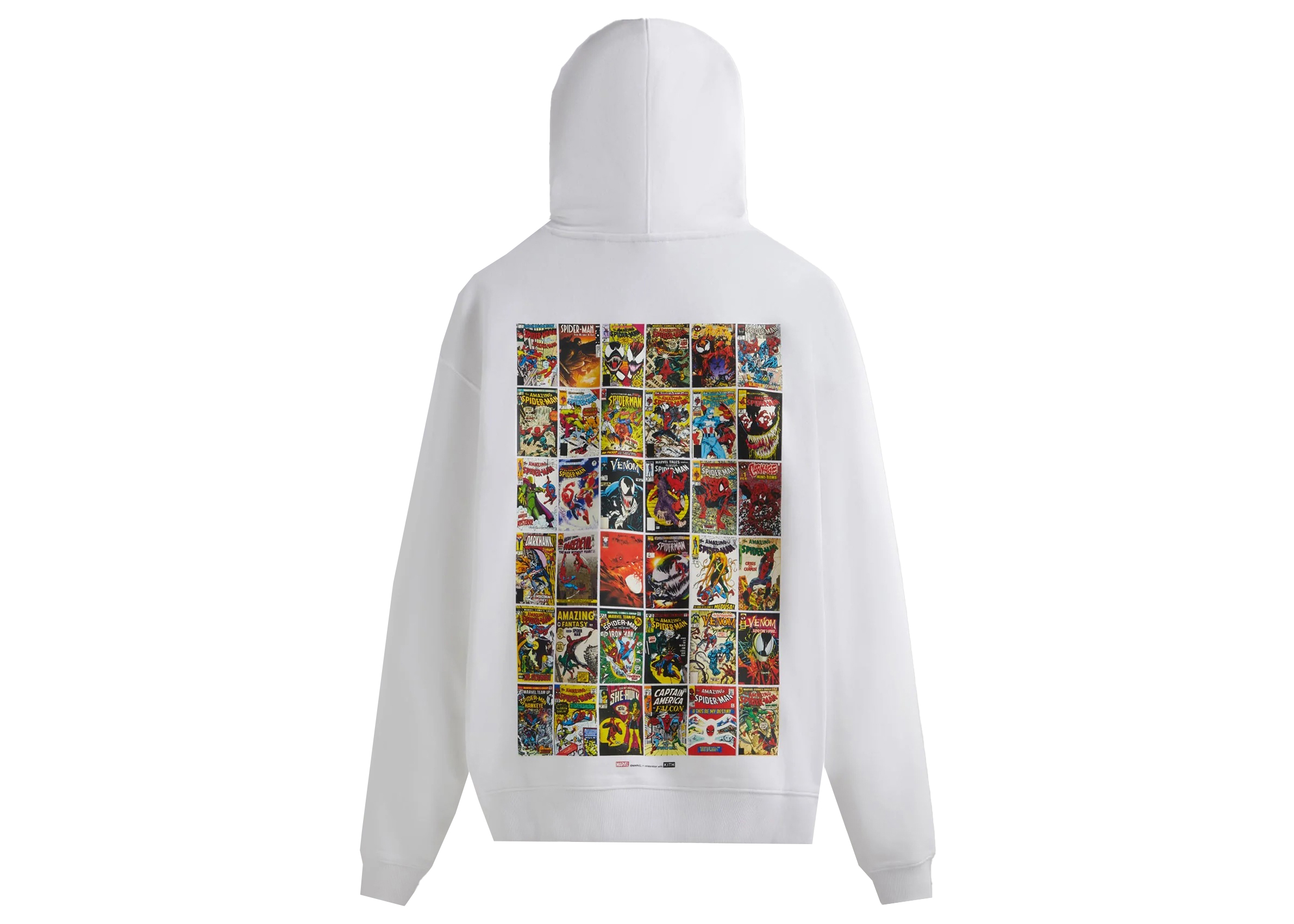 Kith Marvel Spider-Man Comic Covers Hoodie White Hombre - SS22 - MX