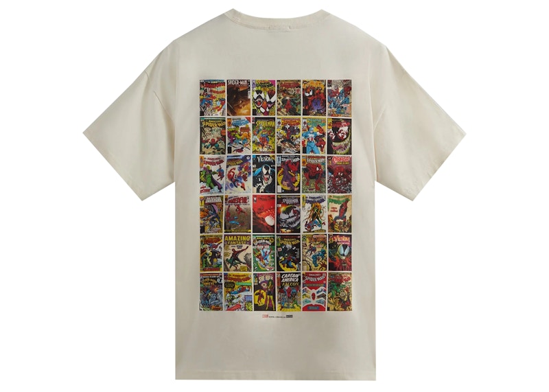 Kith Marvel Spider-Man Comic Covers Tee Sandrift Men's - SS22 - GB