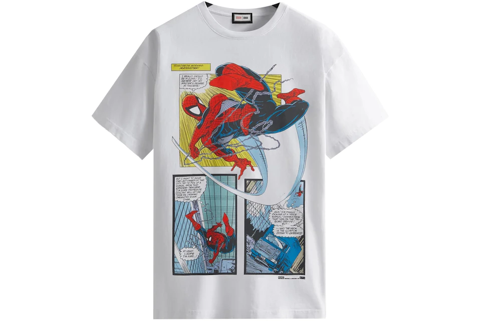 Kith Marvel Spider-Man New York City Vintage Tee White