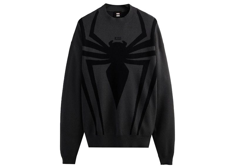 Kith Marvel Spider-Man Web Logo Hoodie Black Men's - SS22 - US