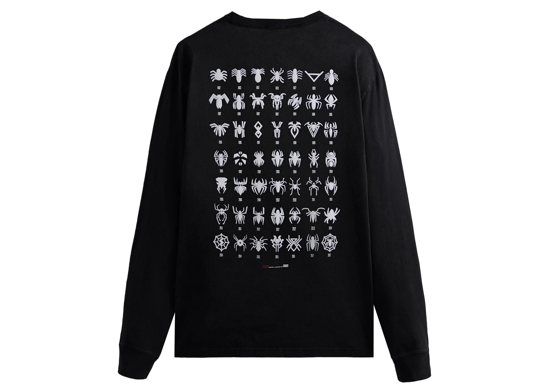 Kith Marvel Spider-Man Timeline L/S Tee Black Men's - SS22 - GB