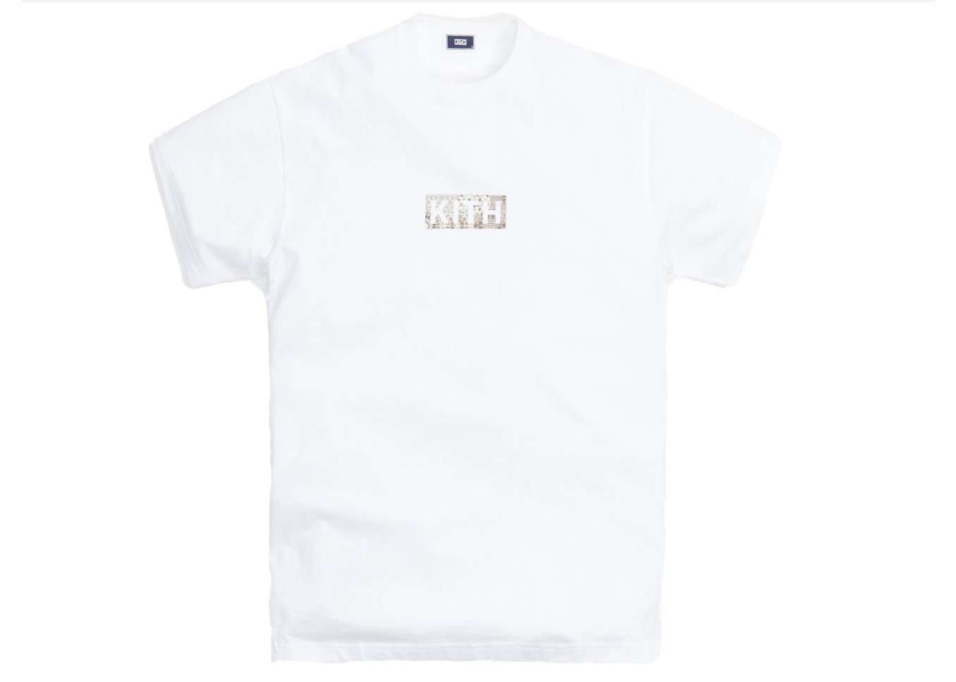 Kith Mauve Tile Classic Logo Tee White