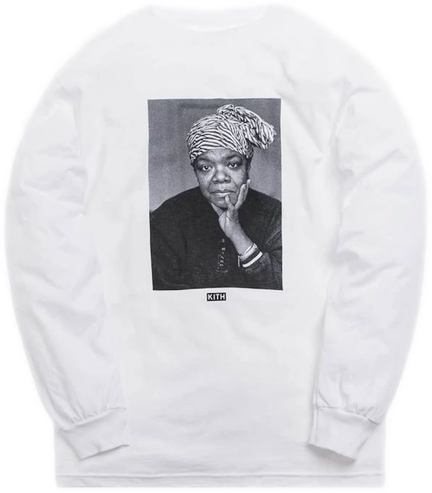 Kith Maya Angelou L/S Tee White Men's - SS19 - US