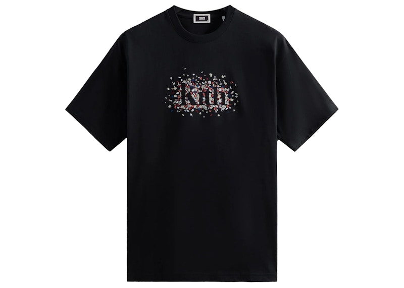 Kith Meadow Serif Tee Black Men's - SS23 - US