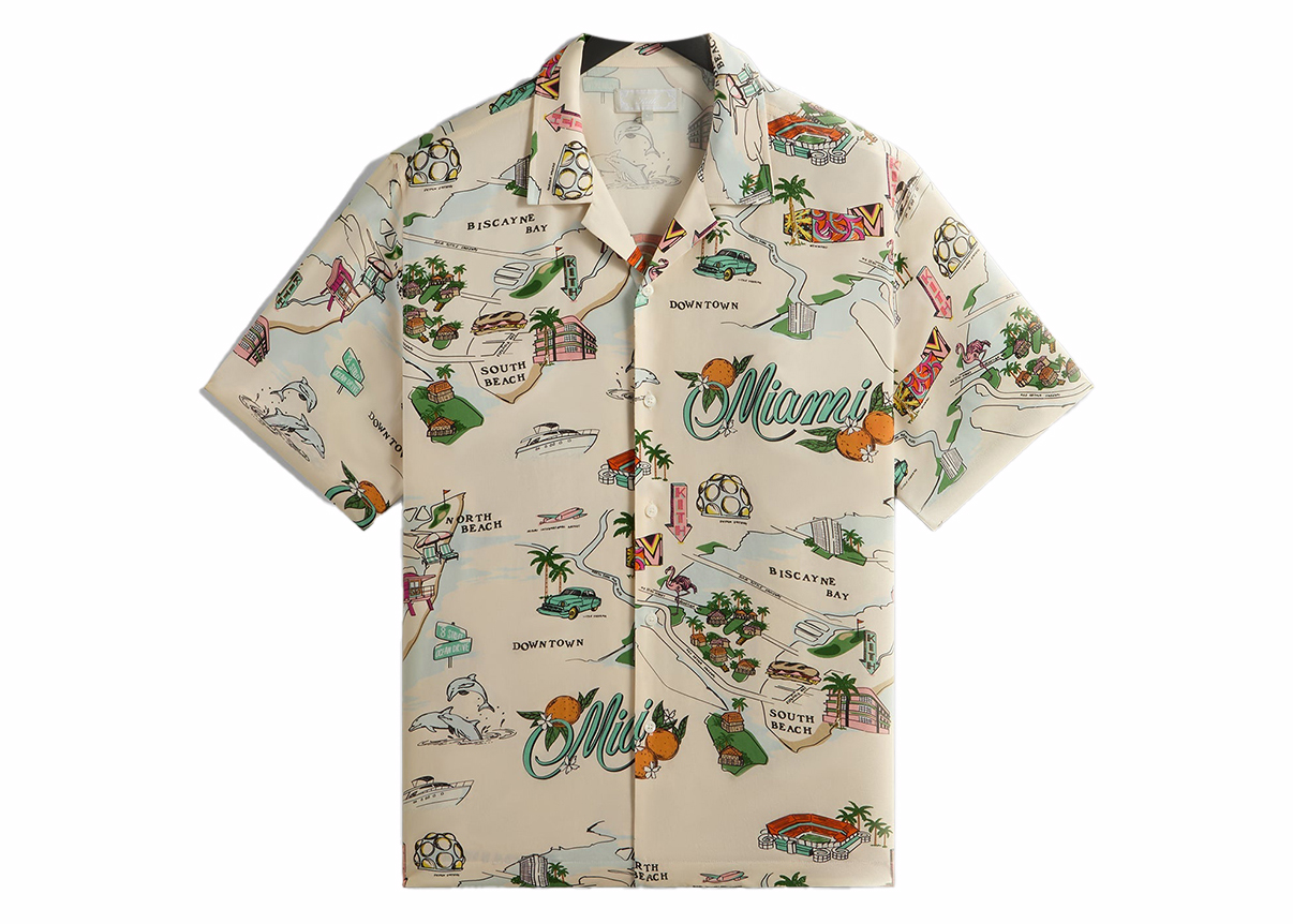 Kith Miami Thompson Camp Collar Shirt Pointe メンズ - SS24 - JP