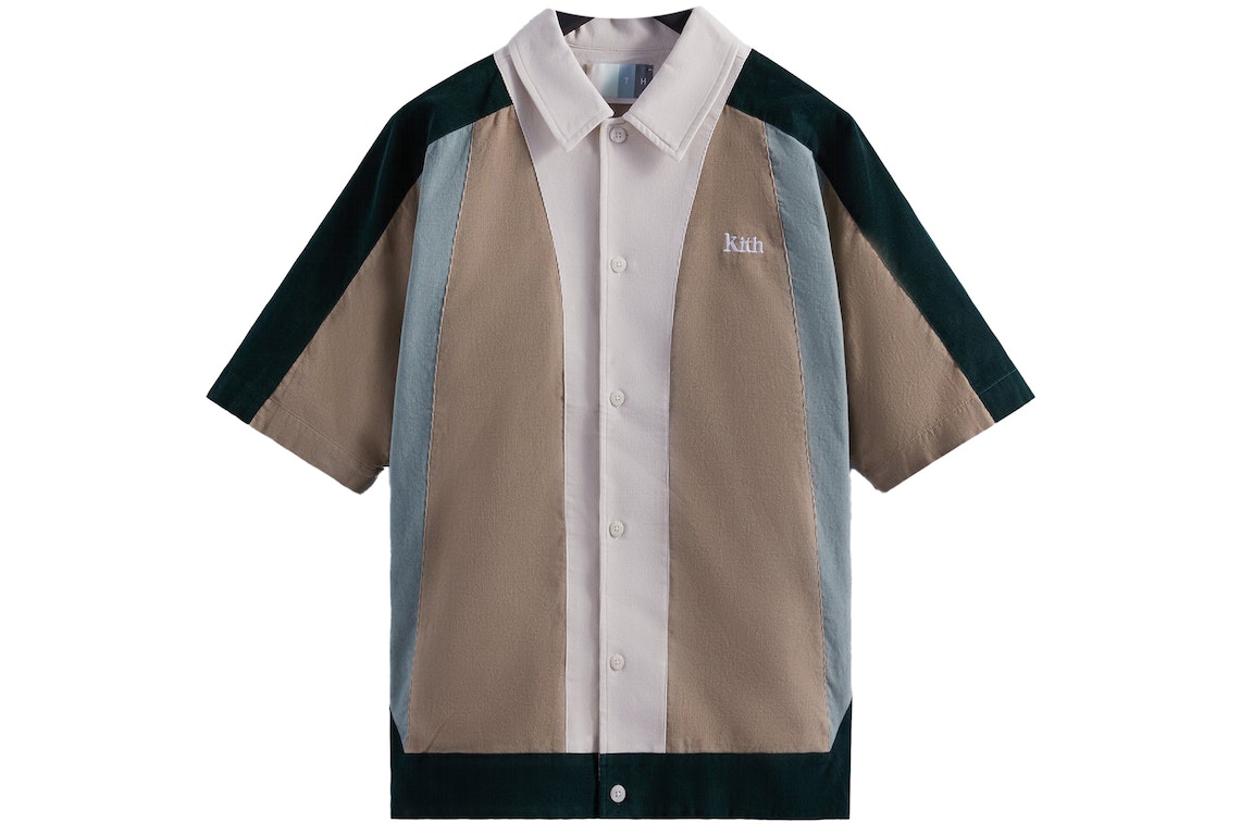 Pre-owned Kith Micro Cord Woodpoint Shirt Reverie