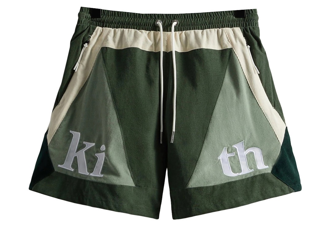 Pre-owned Kith Mixed Micro Cord Turbo Shorts Court