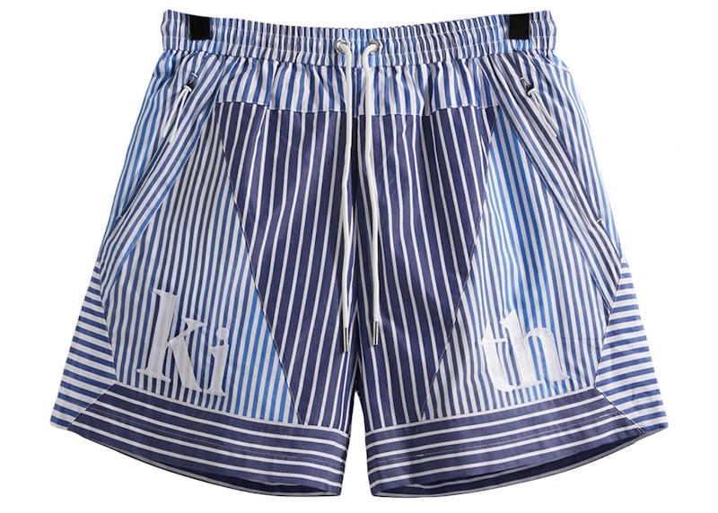 Kith Mixed Striped Poplin Turbo Short Current