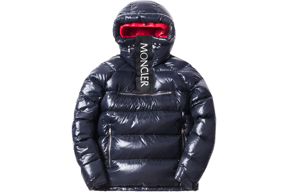 Kith Moncler Lachat Down Hoodie Navy