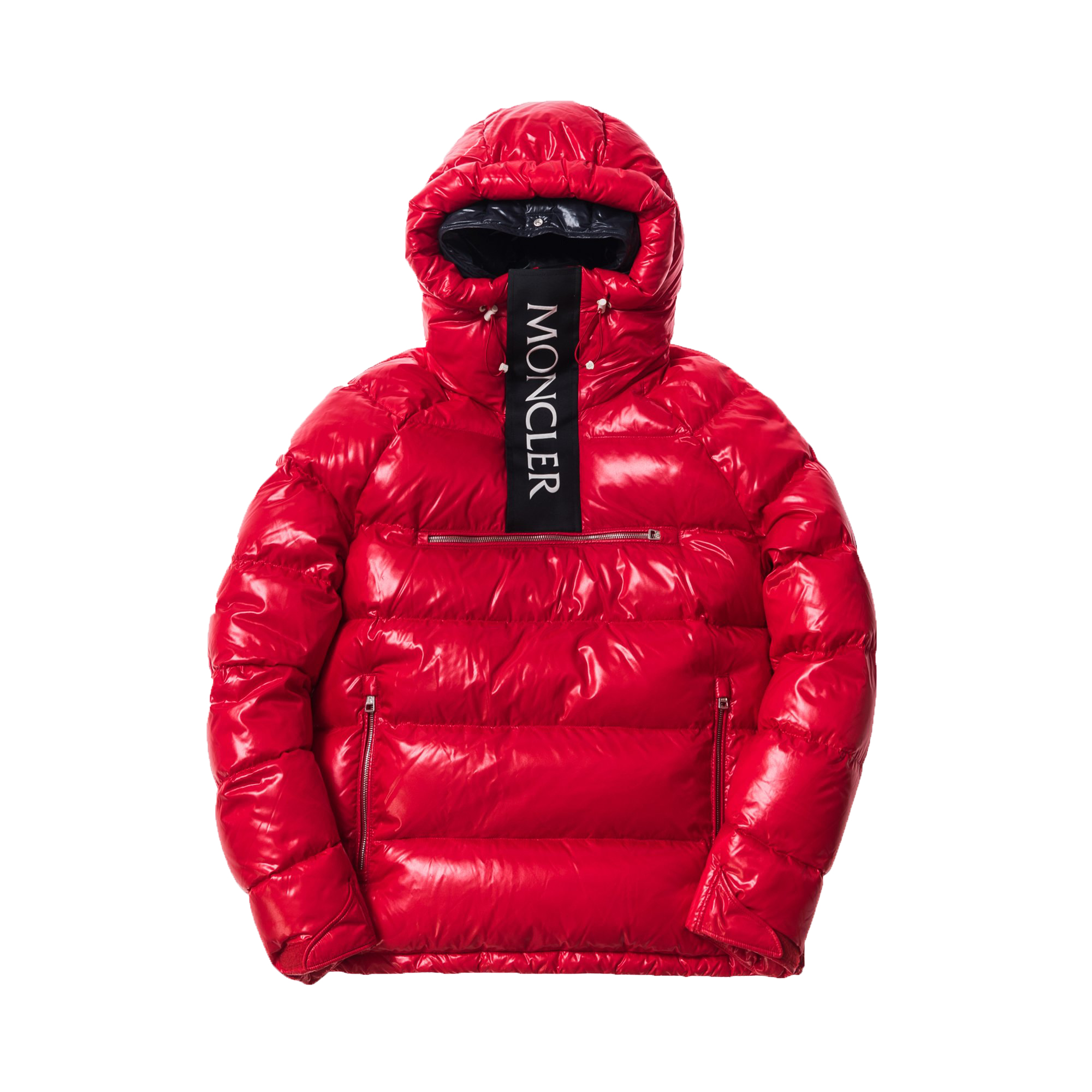 Kith Moncler Lachat Down Hoodie Red