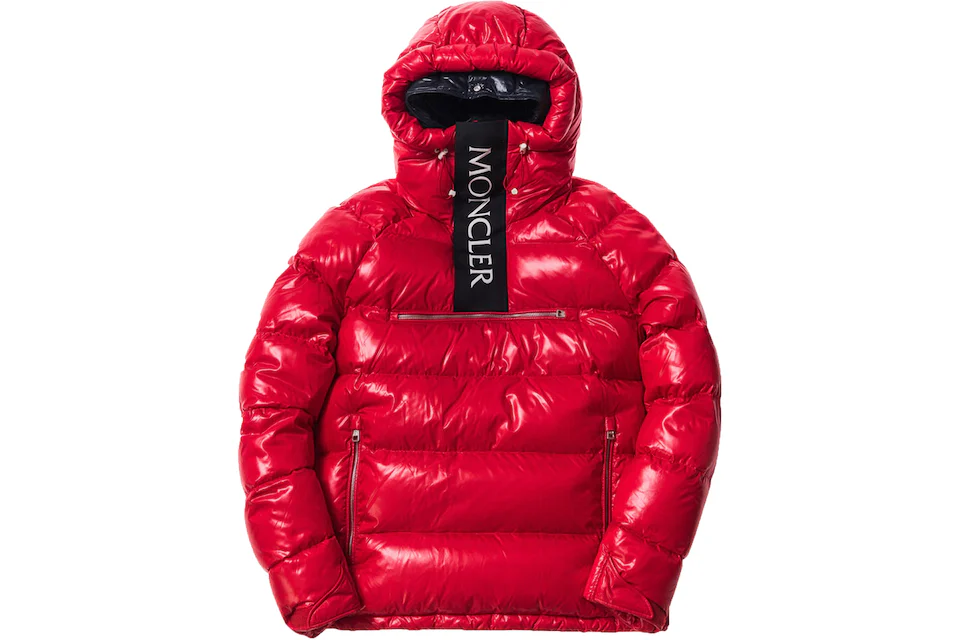 Kith Moncler Lachat Down Hoodie Red Men's - FW17 - US