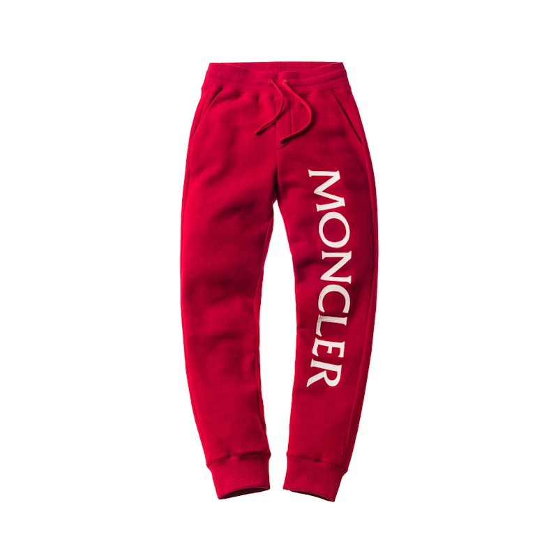 Kith Moncler Logo Sweatpant Red Men's - FW17 - US