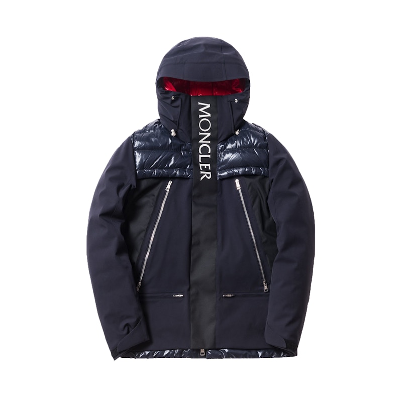 BAPE x PSG Long Down Jacket Navy Men's - FW18 - US