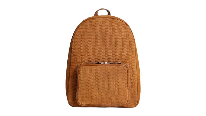 Kith Monogram Suede Backpack Argil