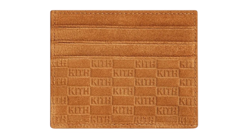 Kith Monogram Suede Wallet Argil