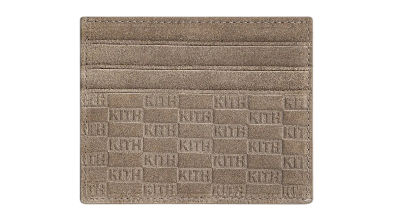 Kith Monogram Suede Wallet Java