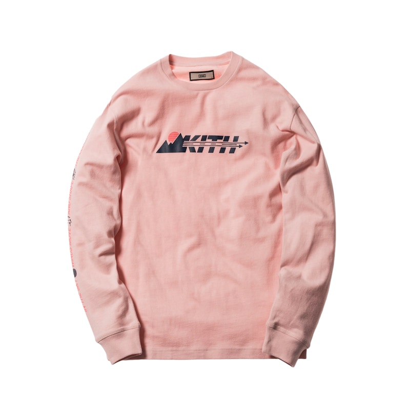 Kith Mountain L/S Tee Pink