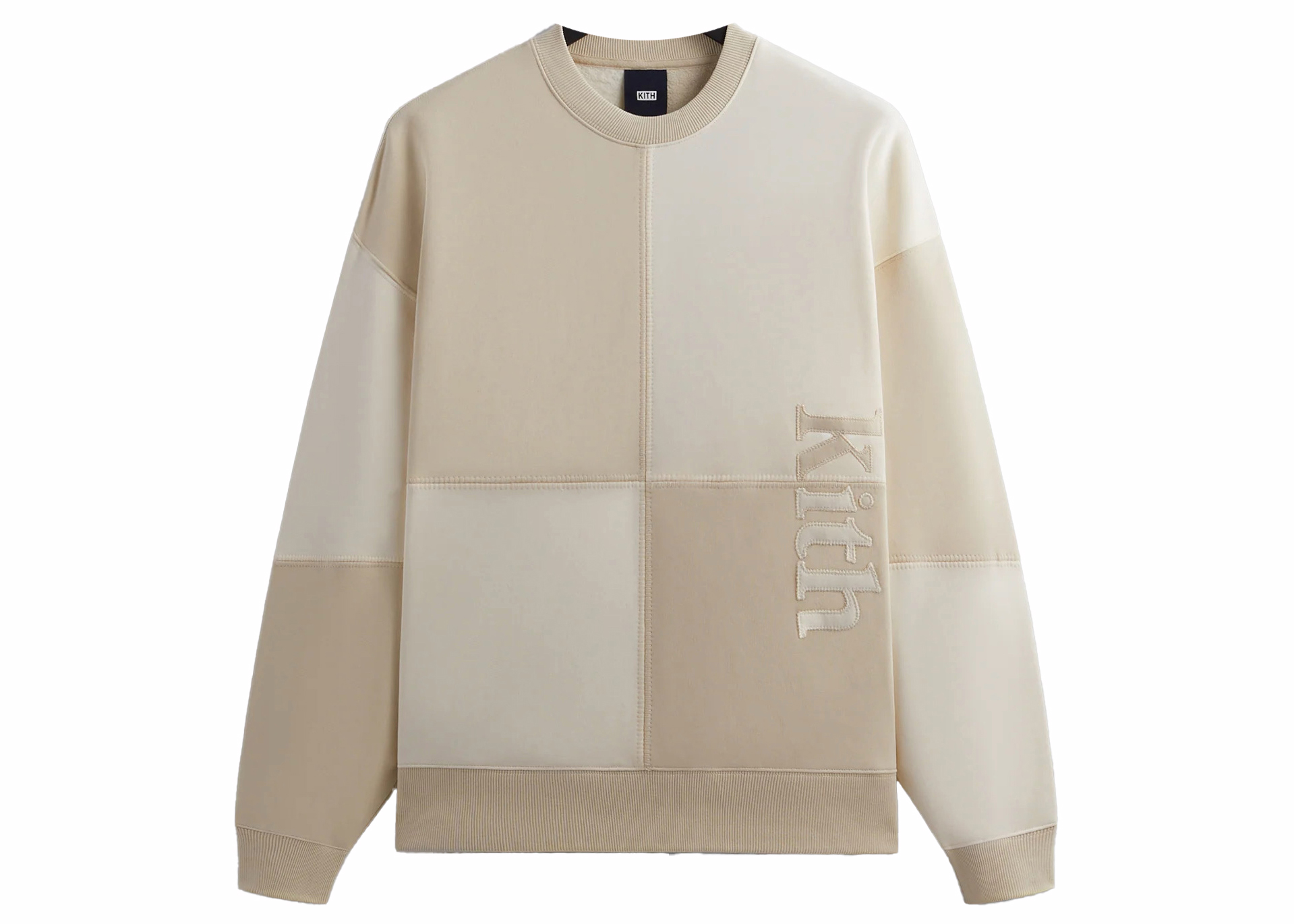 Kith Multi Panelled Nelson Crewneck Sandrift