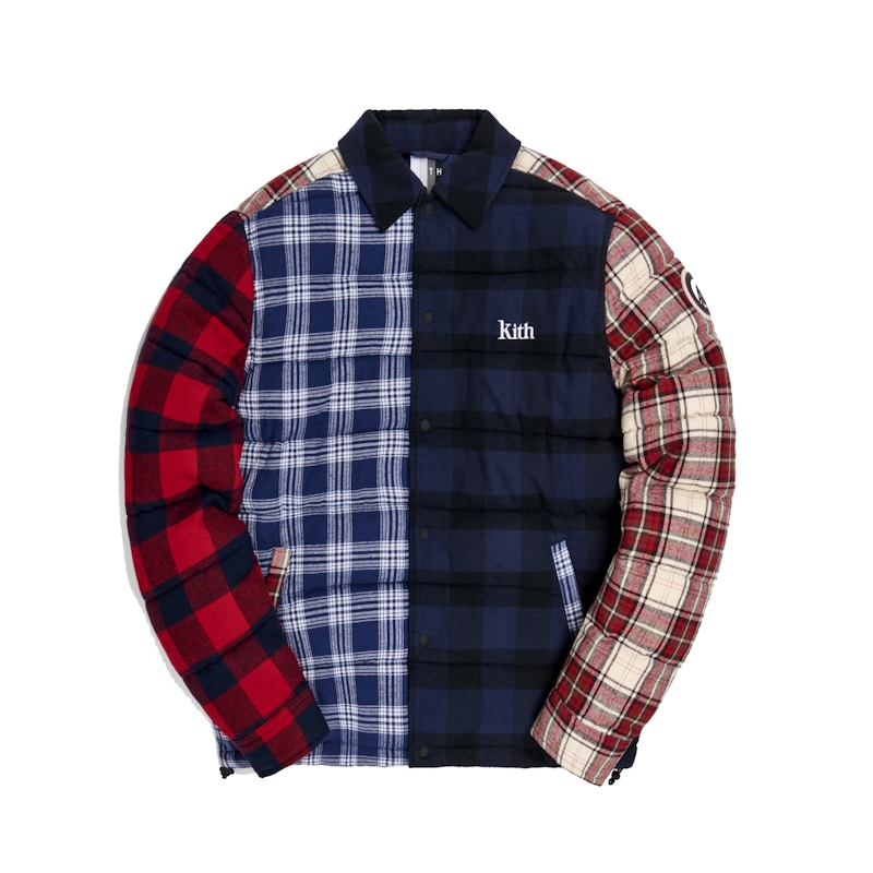 Kith Murray Quilted Shirt Jacket Plaid/Multi