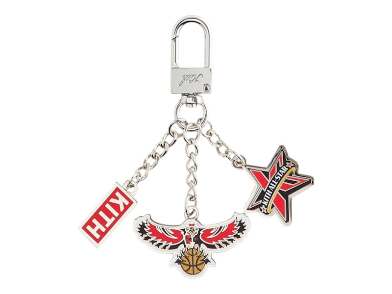 Kith NBA All-Star Atlanta Hawks Keychain Silver
